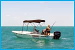 17 foot boat rental in Key West, Florida